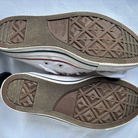 Converse White Sneakers Classic Canvas Design unisex Men’s 8/Women 10 M7652 - Picture 8 of 9